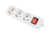 Virtakaapelit (ulkoinen) - Lanberg - power strip - with circuit breaker - 2500 Watt - PS1-03F-0150-W