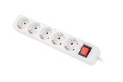 Virtakaapelit (ulkoinen) - Lanberg - power strip - with circuit breaker - 2500 Watt - PS1-05F-0150-W
