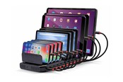 Puhelin - Adapterit & Laturit - Lindy 96W 10 Port USB Charging Station - 73309