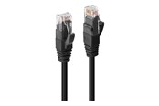 Verkkokaapelit - Lindy Premium patch cable - 7.5 m - black - Musta - 7.5m - 45436