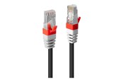 Verkkokaapelit - Lindy Premium patch cable - 1 m - black - Musta - 1m - 45363