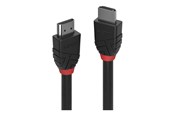 Näyttökaapeli - Lindy Black Line HDMI cable with Ethernet - 50 cm - 36470