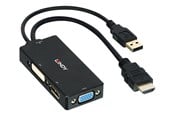 Näyttökaapeli - Lindy - video converter - black - 38182