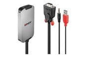 Näyttökaapeli - Lindy VGA to DisplayPort 1.2 Converter - DisplayPort adapter - 18 cm - 38296
