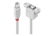 USB kaapelit - Lindy - USB extension cable - USB Type B to USB Type B - 1 m - 31801