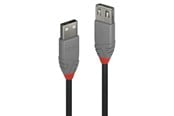 USB kaapelit - Lindy Anthra Line - USB extension cable - USB to USB - 3 m - 36704