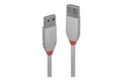 USB kaapelit - Lindy Anthra Line - USB extension cable - USB to USB - 20 cm - 36710