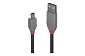 USB kaapelit - Lindy Anthra Line - USB cable - USB to mini-USB Type B - 5 m - 36725