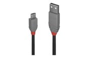 USB kaapelit - Lindy Anthra Line - USB cable - USB to Micro-USB Type B - 3 m - 36734