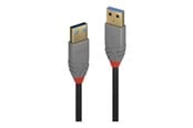 USB kaapelit - Lindy Anthra Line - USB cable - USB Type A to USB Type A - 1 m - 36751