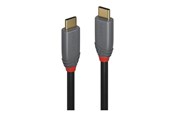 USB kaapelit - Lindy Anthra Line - USB-C cable - 24 pin USB-C to 24 pin USB-C - 1 m - 36901