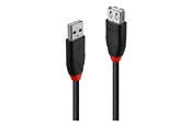 USB kaapelit - Lindy USB 2.0 Slimline Active Extension Cable - USB extension cable - USB to USB - 5 m - 42817