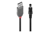 USB kaapelit - Lindy USB 2.0 Type A to 5.5mm DC Cable - 1.5m - 70268