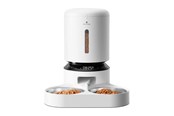 Kissat - Petlibro Granary Food Dispenser with Double Bowl 5L - White - PL-AF006-33W