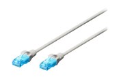 Verkkokaapelit - DIGITUS Ecoline patch cable - 1 m - grey - Harmaa - 1m - DK-1511-010