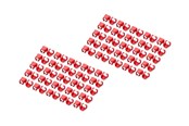 Verkkokaapelit - DIGITUS cable colour coding clips - for patch cable - A-CC-R