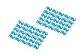 Verkkokaapelit - DIGITUS cable colour coding clips - for patch cable - A-CC-B