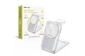 Puhelin - Adapterit & Laturit - Mobile Origin 3in1 Foldable Qi2 Charger PW8 - silver - MO-FCH-PW8-SLV