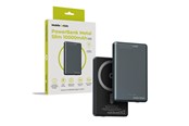 Powerbank - Mobile Origin PowerBank Metal Slim 10000mAh PB1 Powerbank - Harmaa - 10000 mAh - MO-MMS-PB1