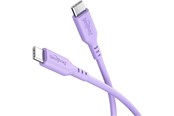 USB kaapelit - Pro USB-C <-> USB-C - PD 60W - 1.5m - Purppura - USB-kaapeli - 4040849777455