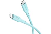 USB kaapelit - Pro USB-C <-> USB-C - PD 60W - 1.5m - Turkoosi - USB-kaapeli - 4040849777448