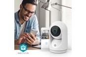 Smart Home - Älykoti - Nedis SmartLife Indoor Camera Wi-Fi 3MP Full HD 1296p Pan tilt Cloud Storage (option) / microSD (not included) / Onvif With motion sensor Night vision White - WIFICI23CWT