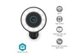Verkkokamerat - Nedis SmartLife Outdoor Camera Wi-Fi Spotlight 4K / 3840x2160 IP65 Cloud Storage (option) / microSD (not included) / Onvif 5 V DC With motion sensor Night vision Black - WIFICO41CBK
