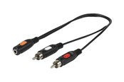 Audiokaapelit - Vivanco 46/05 01 - audio cable - 20 cm - 4008928460438