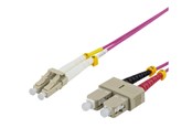 Verkkokaapelit - Deltaco LCSC-711 - network cable - 1.5 m - Pinkki - 1m - LCSC-711