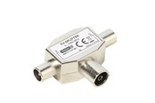 Antennikaapelit/-liittimet - Vivanco TV 2-way splitter Metal Shielded - 4008928480740