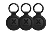 Kaapelihyllyt, Kaapelisukat & Kaapelisiteet - Xtorm TravelTag Tracker 3-Pack for iOS & Android Black - XTAG2GA11-3PACK