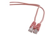 Verkkokaapelit - Gembird patch cable - 50 cm - pink - Pinkki - 0.5m - PP12-0.5M/RO