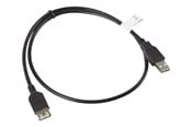 USB kaapelit - Lanberg - USB extension cable - USB to USB - 70 cm - CA-USBE-10CC-0007-BK