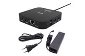 Telakointiasemat - I-Tec C31DUALHDMIDPD100 USB-C Dual HDMI Docking Station with Power Delivery 100W + Universal Charger 100W - C31DUALHDMIDPD100