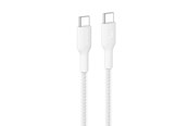USB kaapelit - Belkin USB-C TO USB-C 240W 2.0 BRAIDED PCR 2M WHITE - CAB025HQ2MWH