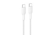 USB kaapelit - Belkin USB-C to USB-C 240W 2.0 - Braided PCR - 1m - White - CAB025HQ1MWH