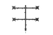 Näytön kiinnitys - Gembird Adjustable desk 4-display mounting arm - MA-D4-01