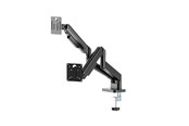 Näytön kiinnitys - Gembird Desk mounted adjustable double monitor arm 17"-32" - Musta - MA-DA2-06