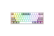 Näppäimistöt - REDRAGON K617-RGB Fizz RGB White/Grey keyboard - Pelinäppäimistö - Englanti (US) - Valkoinen - K617-RGB