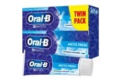 Sähköhammasharjat - Oral-B Hammastahna 3DW Arctic Fresh - 2x75ml - 8001841481913