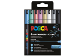 Kirjoitus- ja piirustustarvikkeet - POSCA PC-1MR - 8 pcs - Water-based pigment - Metallic colors - 401653