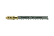 Pistosahat - Makita B-53 - jig saw blade - for wood plastic chipboard plywood laminate hardwood veneered wood melamine faced chipboard (MFC) laminated wood - 5 pieces - B-10986