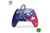 Pelit - lisävarusteet - PowerA Langallinen Advantage Plus -ohjain Xbox Series X|S:lle - Yön kukinto - Controller - XBGP0473-01