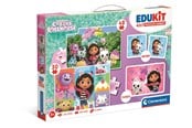 Palapelit - Clementoni Gabby's Dollhouse Edukit 4in1 Puzzles and Games 3D Palapeli - 18319