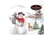 Sisustus - Asp-Holmblad Lautasliinat "Snowman & reindeer" - 97125