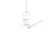 Puhelin - Adapterit & Laturit - Unisynk Lightning Charger Kit EU PD 20W 2m - White - 10388