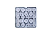 Koirat - Nordic Paws - Lickmat Flower - Grey - 20x20cm - 700024101242