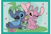 Palapelit - Clementoni Super Color Jigsaw Puzzle 4in1 Stitch Lattia - 21745