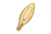 Lamput - Osram LED-lamppu Vintage 1906 Candle Twisted 120lm 1.5W/824 Gold E14 - 4099854091513