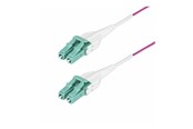 Verkkokaapelit - StarTech.com 30m (98.4ft) LC/LC (UPC) OM4 Multimode Fiber Optic Cable - patch cable - 30 m - erika violet - Purppura - 30m - OM4RLCLC30M